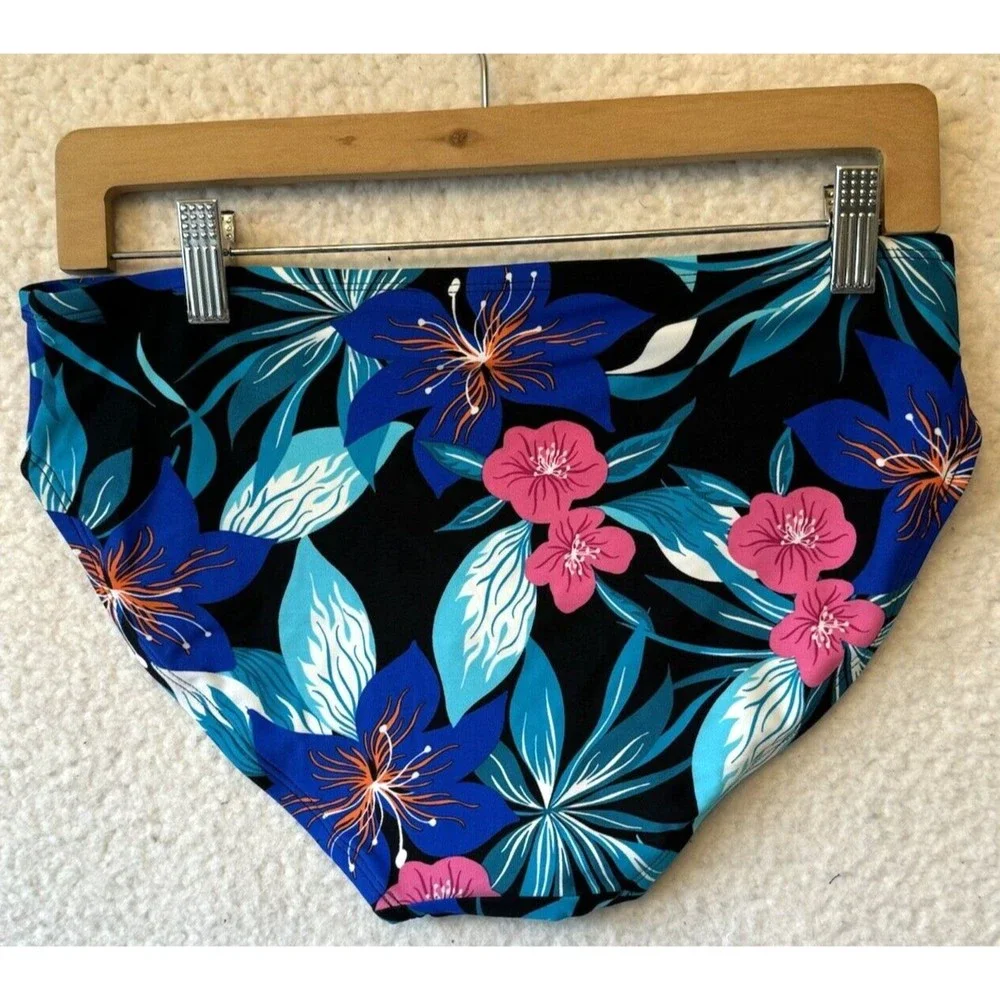 Dick's Sporting Goods Amelia Bikini Bottom Tropic Floral‎ Size Medium